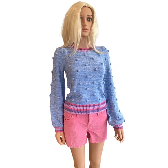 NWT Lilly Pulitzer $168 Verna Sweater W’s XXS Blue Pink - Picture 5 of 17